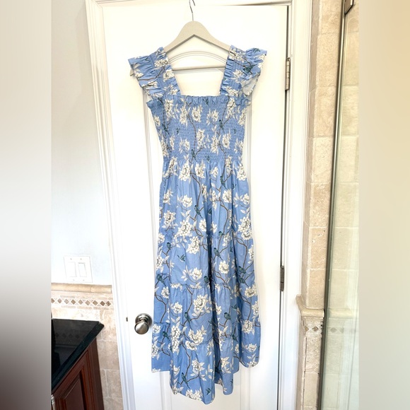 Hill House The Ellie Nap Dress - Diane Hill Blue Chinoiserie Size S - Picture 6 of 7